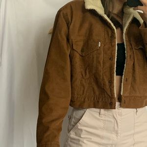 Levi Heritage Corduroy Sherpa Trucker 